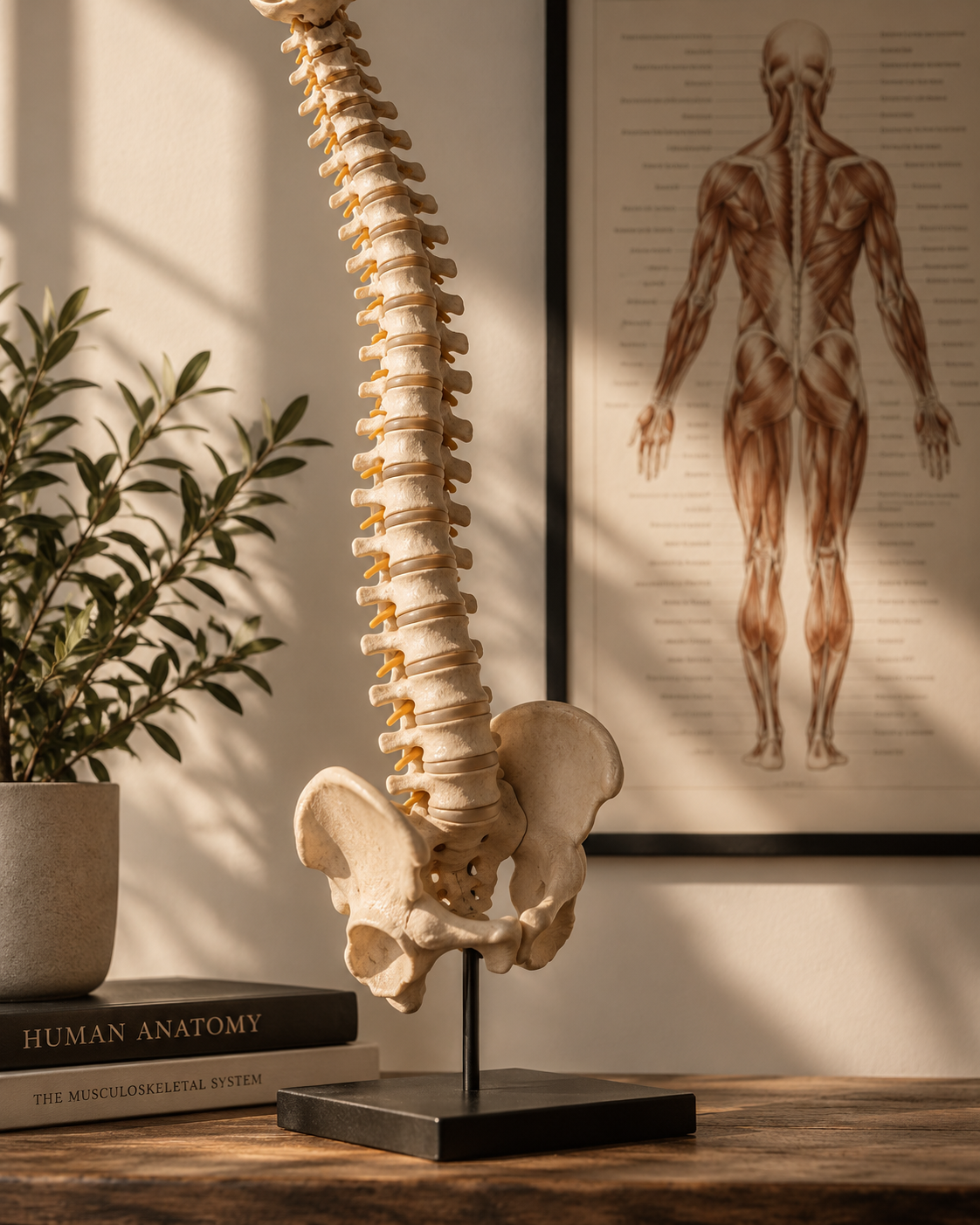 warm anatomy clinic still life